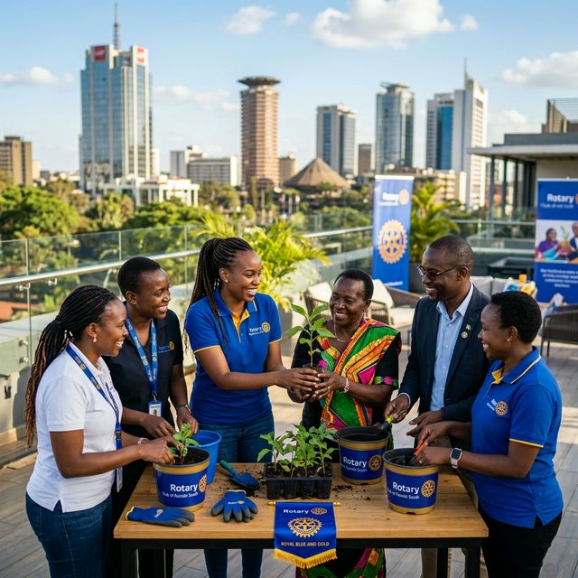 Rotary Club of Nairobi South Members in Action