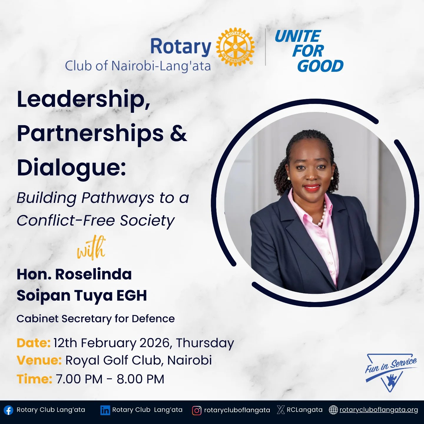 Our guest speaker this week is Hon. Soipan Tuya ,