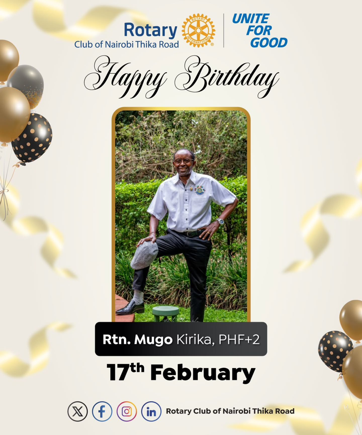 Happy Birthday, Rtn. Njeri Burugu, PHF! 🎉✨