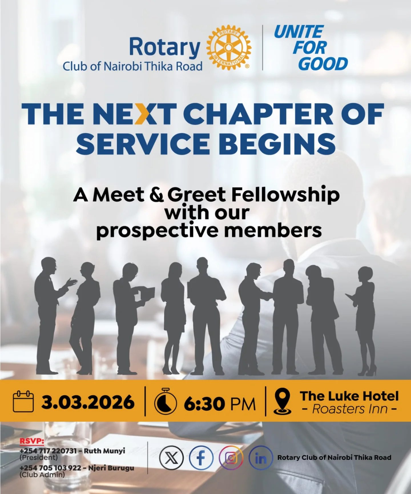This Tuesday, 3rd March 2026, the Rotary Club of N