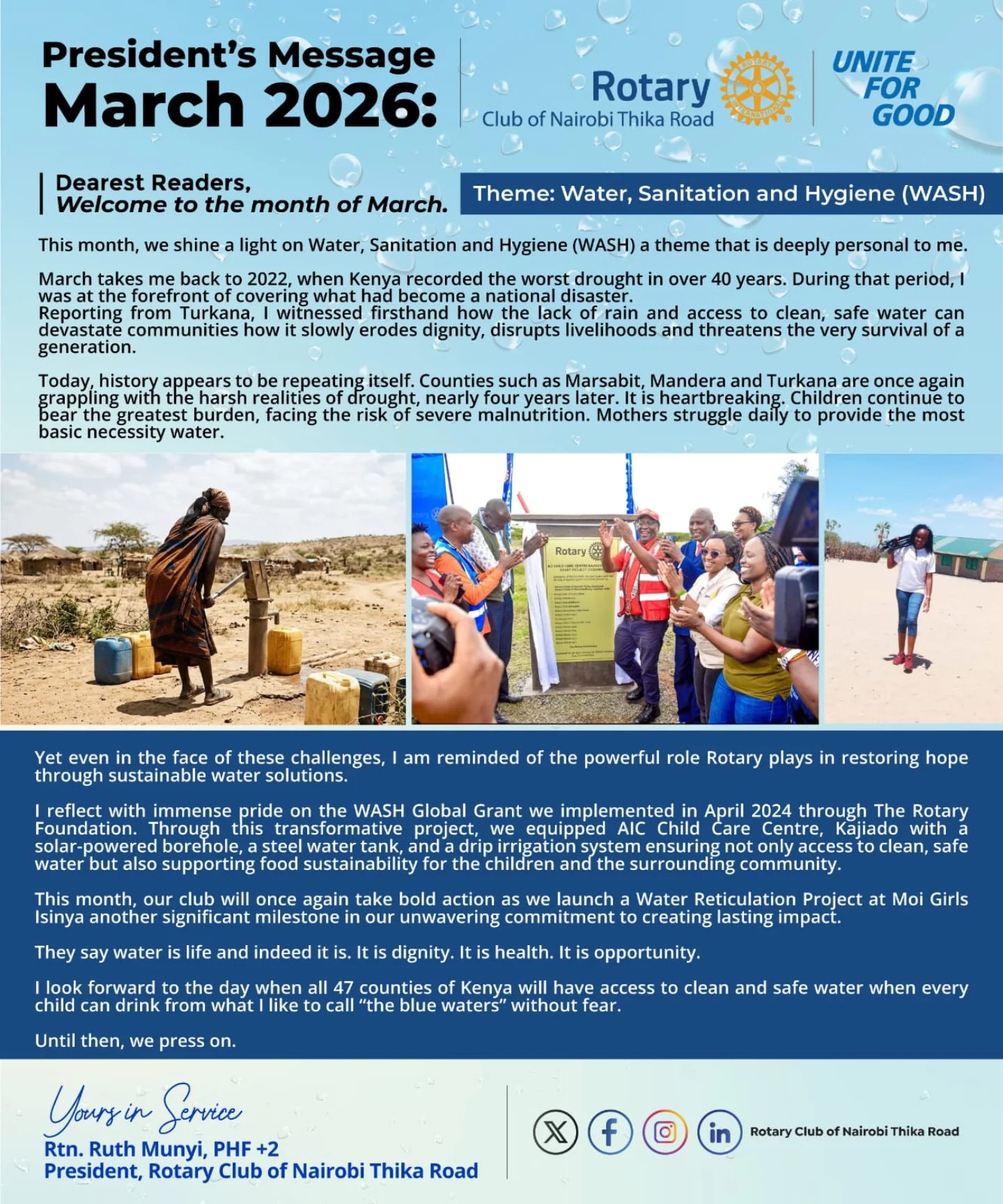 This Tuesday, 3rd March 2026, the Rotary Club of N