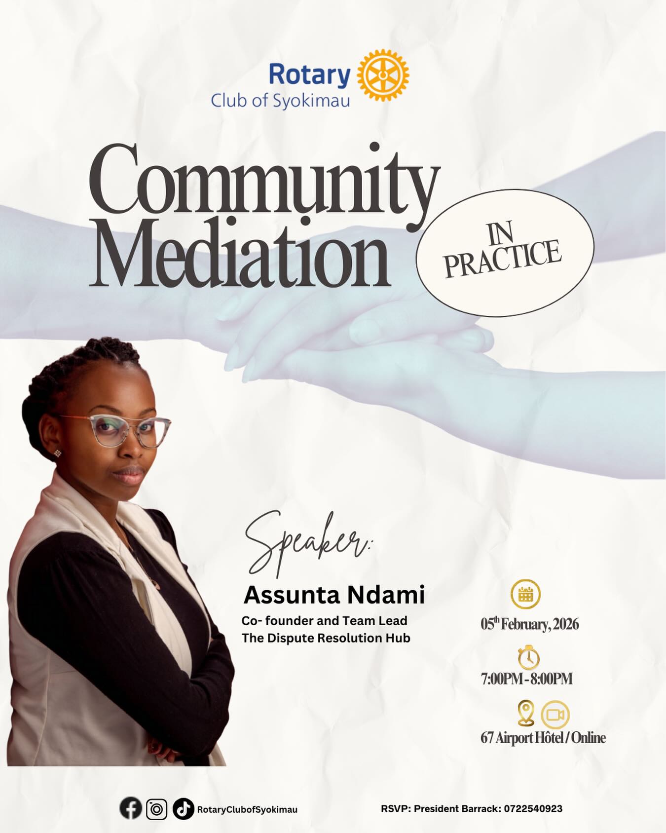 Peace starts with conversation and practical skill
