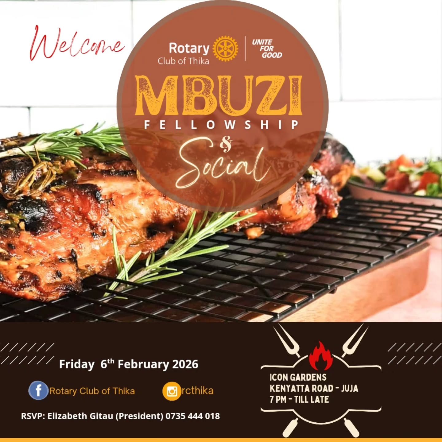 Join us for our fellowship and social this Friday