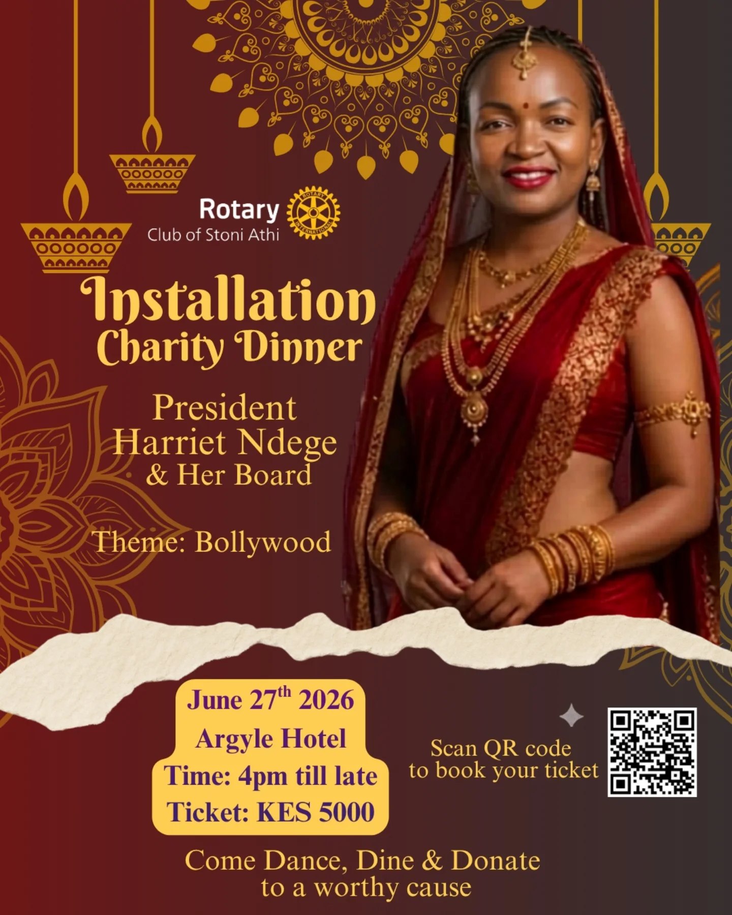 ✨🎭 A Night of Glamour, Purpose & Bollywood Magic!