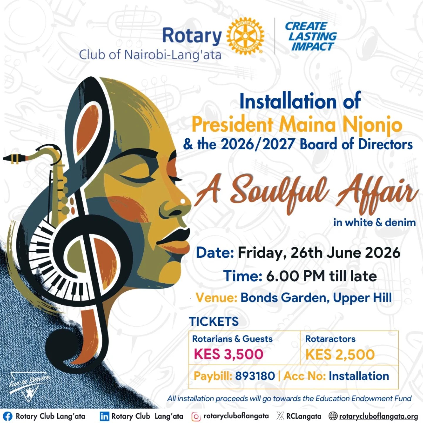 An Evening of Music. Fellowship. Purpose.