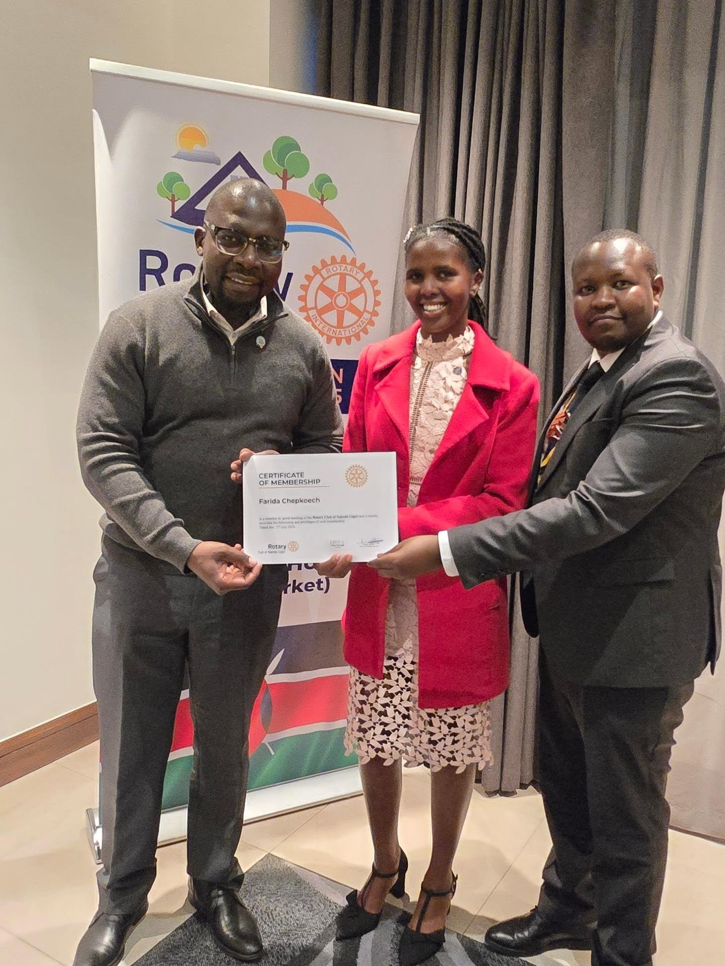 @farida_kirui welcome to Rotary International. It ...